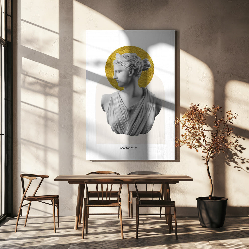 Gouden Artemis Godin | Canvas