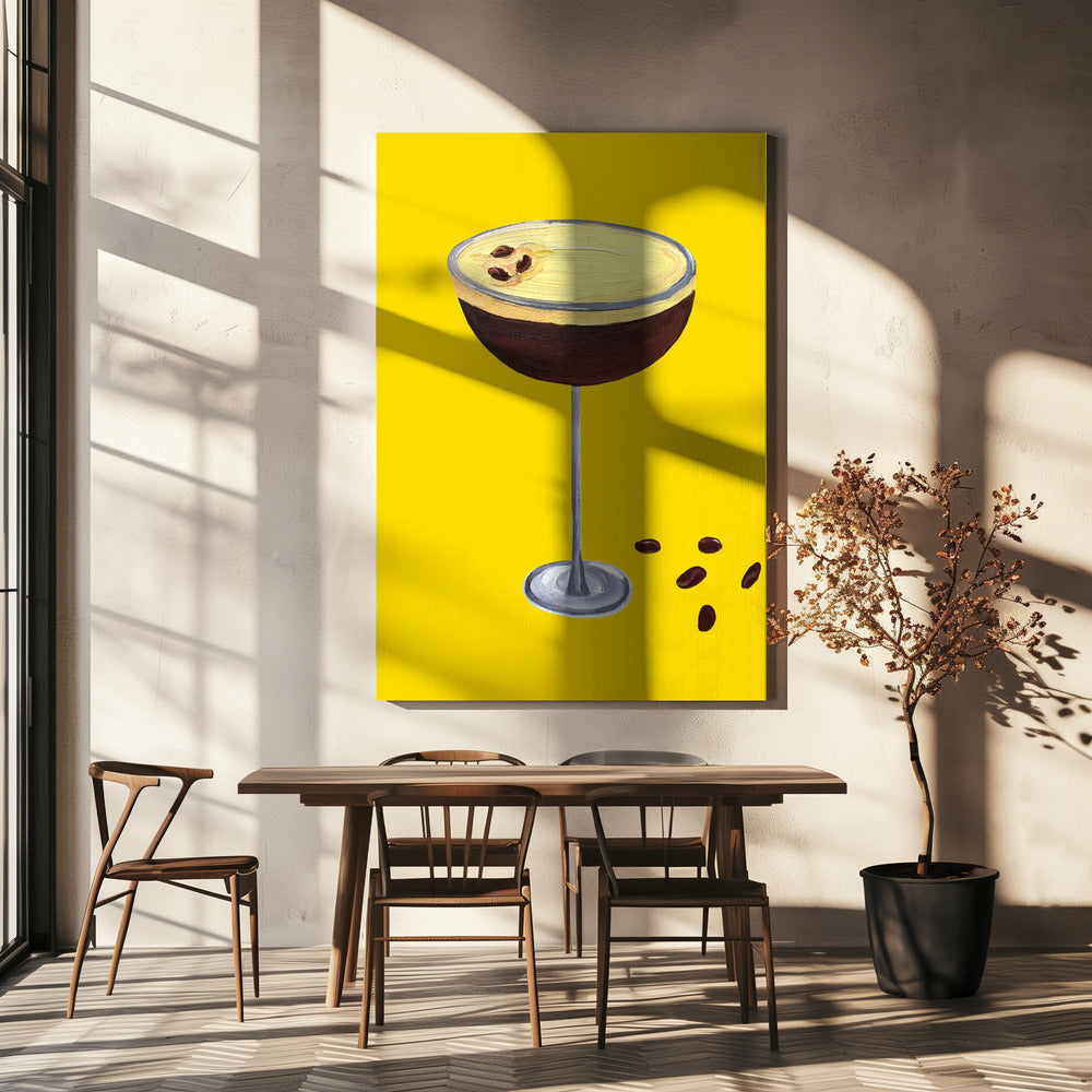 Espresso Martini Buttercup Geel | Canvas