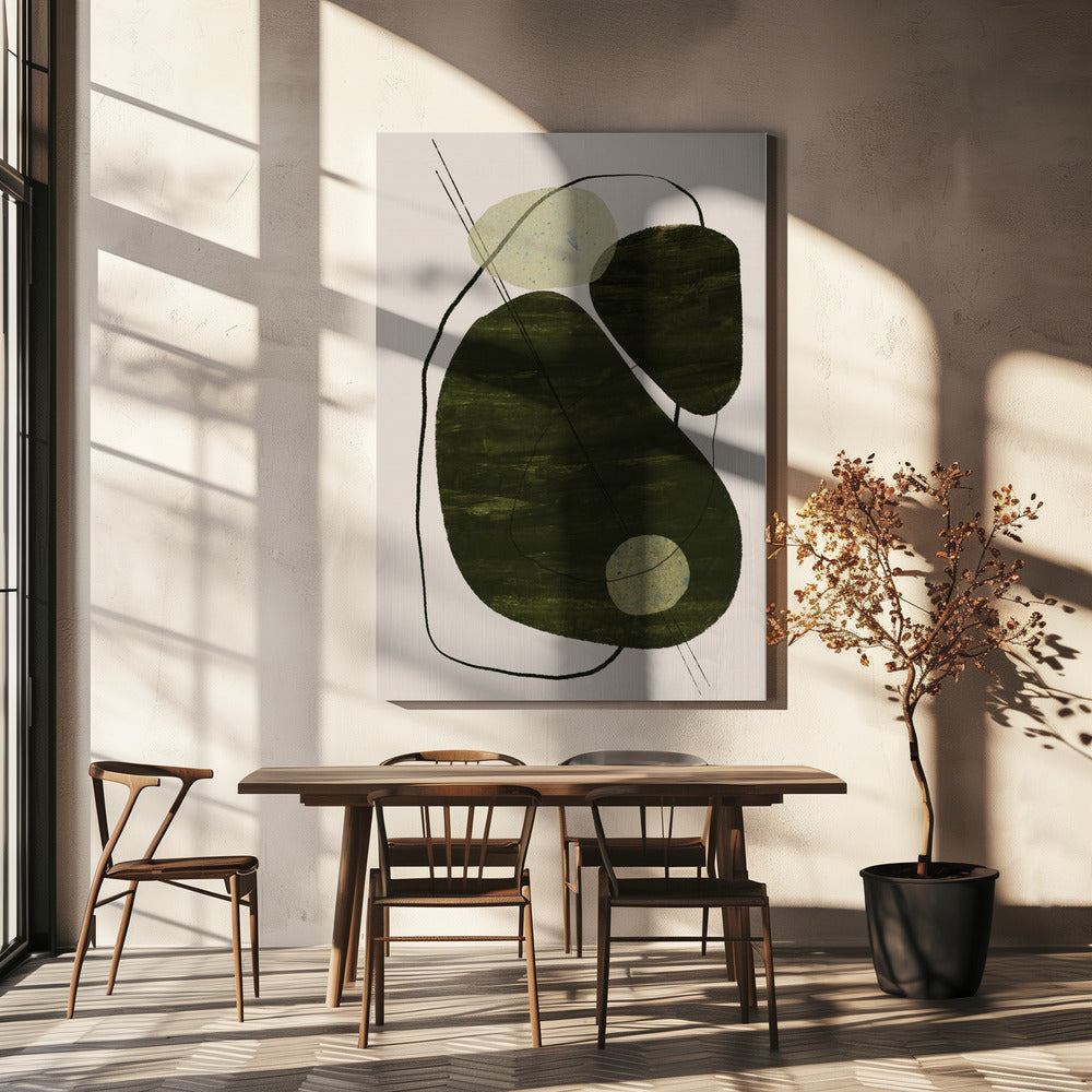 Aardse abstractie | Canvas