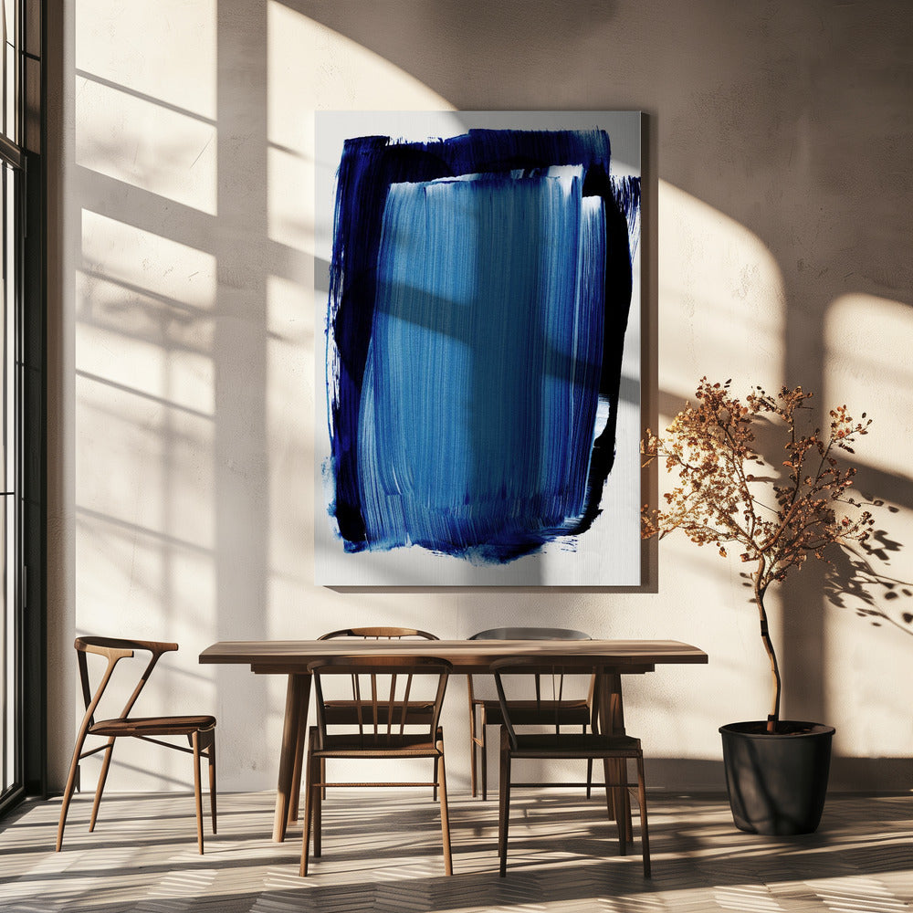 Abstracte penseelstreken 112 | Canvas
