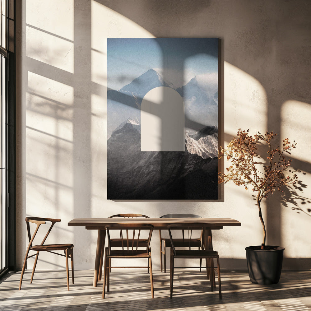 Kijk door het portaal | Canvas