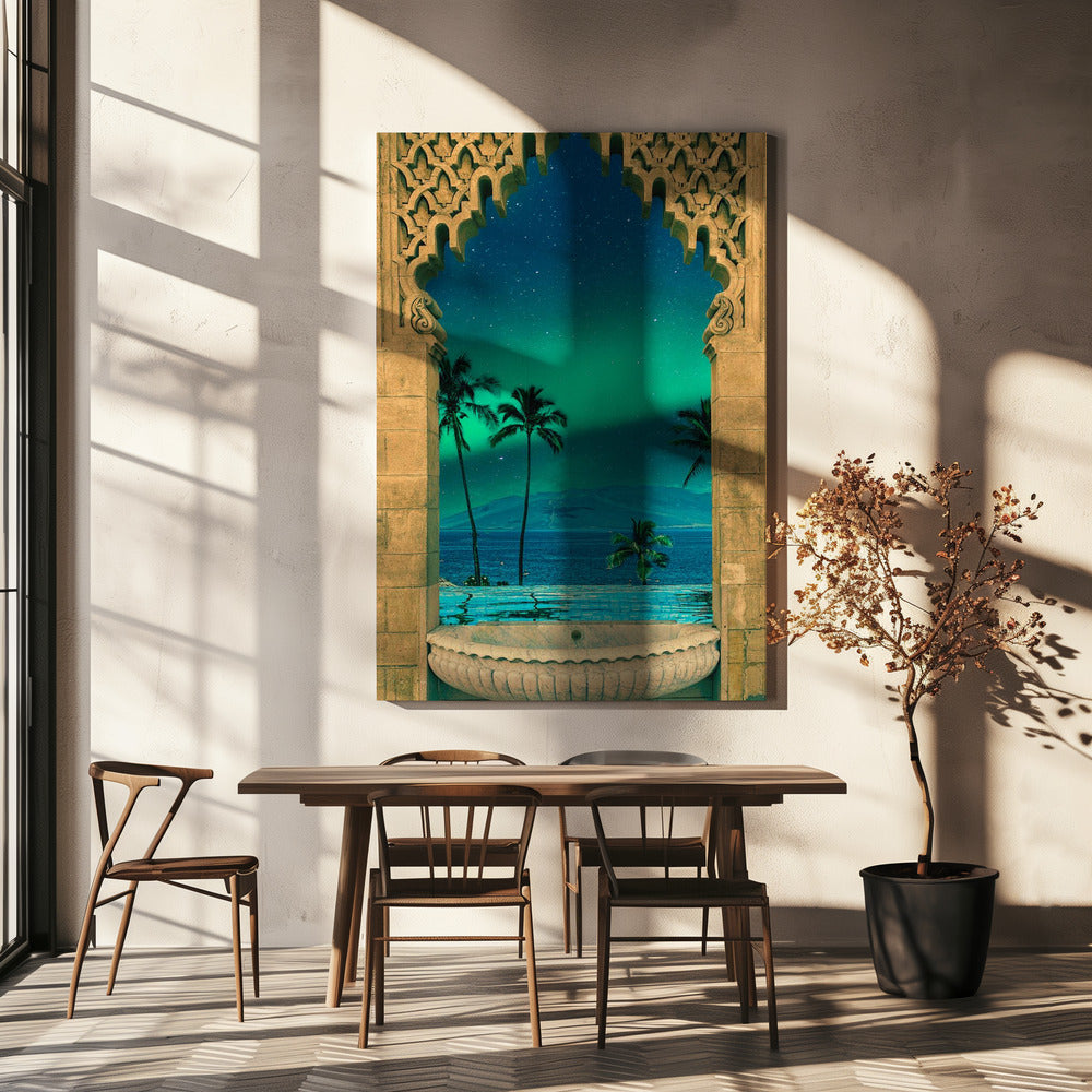 Portaal naar de nacht | Canvas