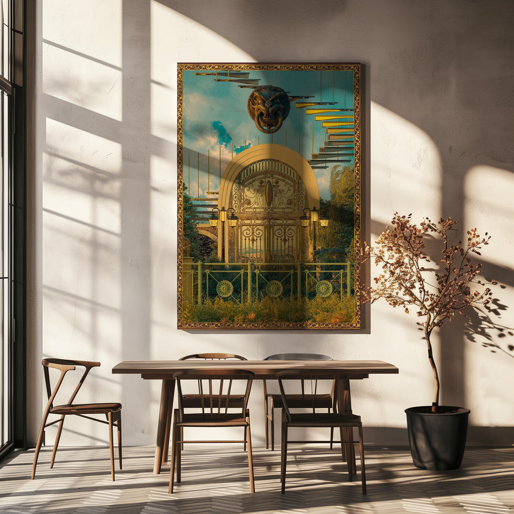 Surrealistische Poort | Canvas