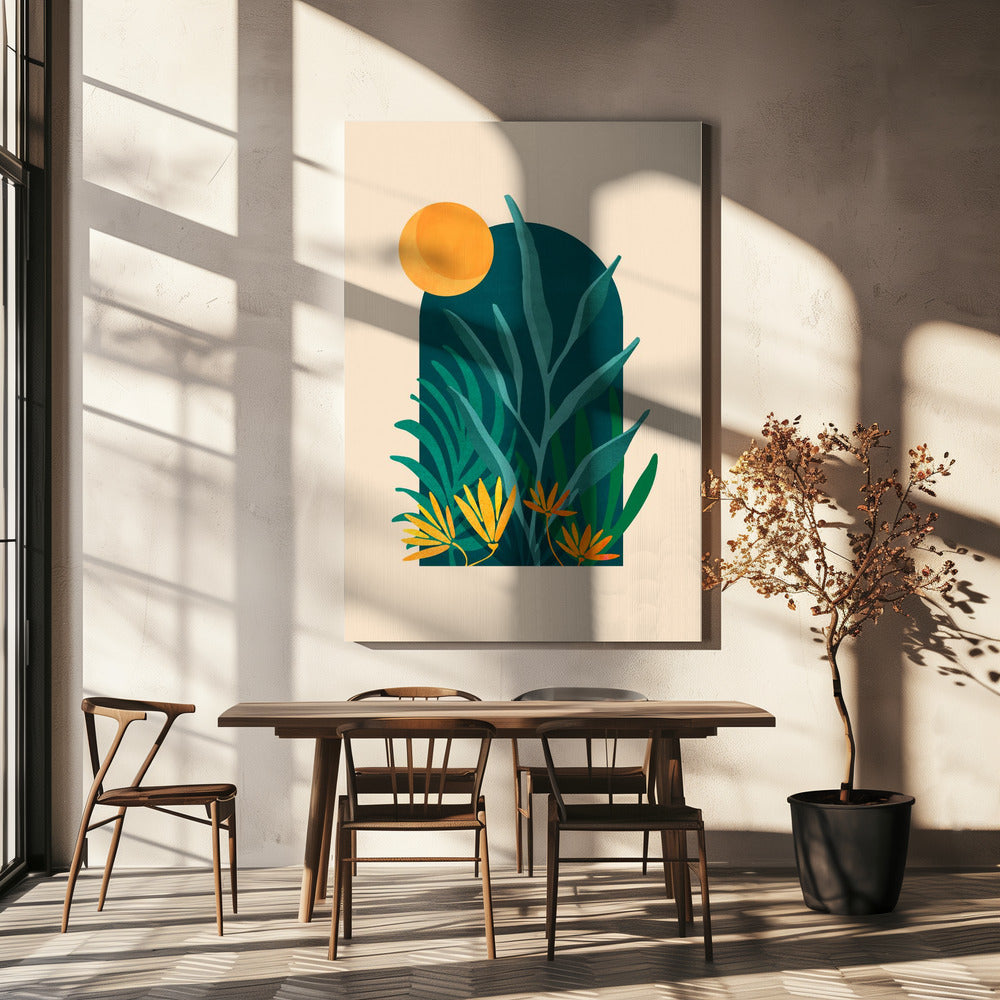 Lunas Mystieke Tuin | Canvas