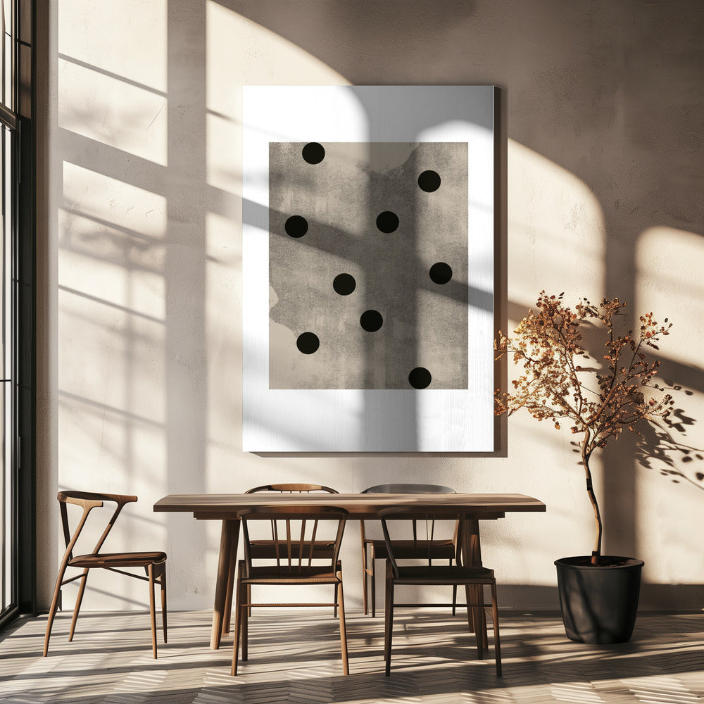 Monochrome cirkels | Canvas