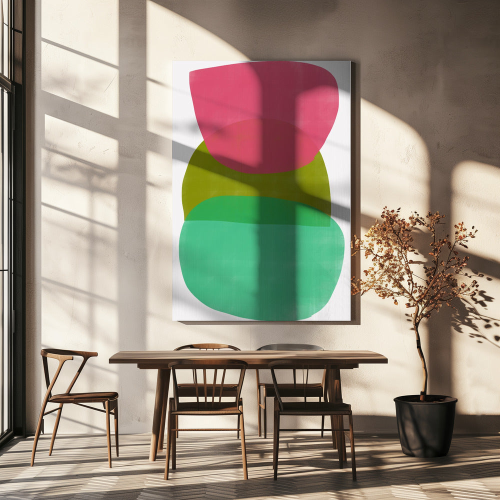 Grote vorm reliëf nr. 3 | Canvas