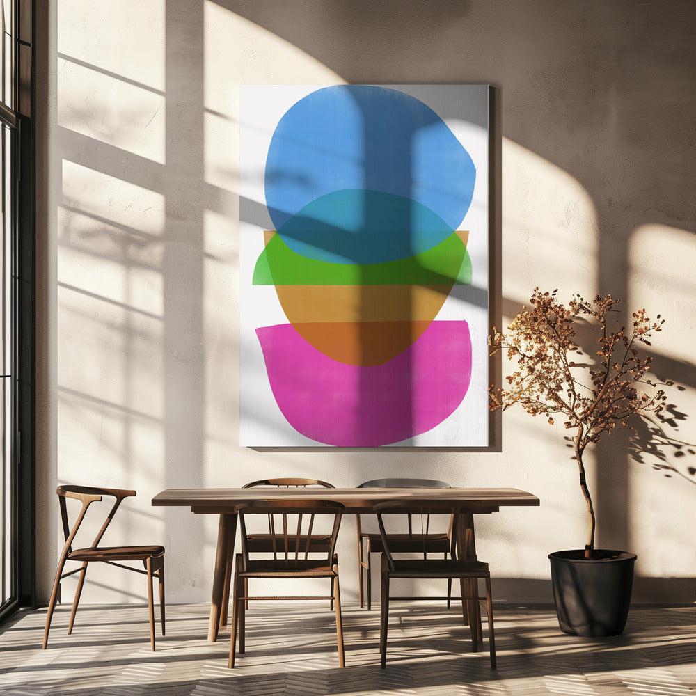 Grote vorm reliëf nr. 1 | Canvas
