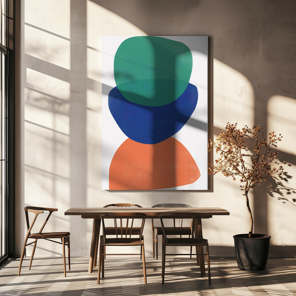 Grote vorm reliëf nr. 2 | Canvas