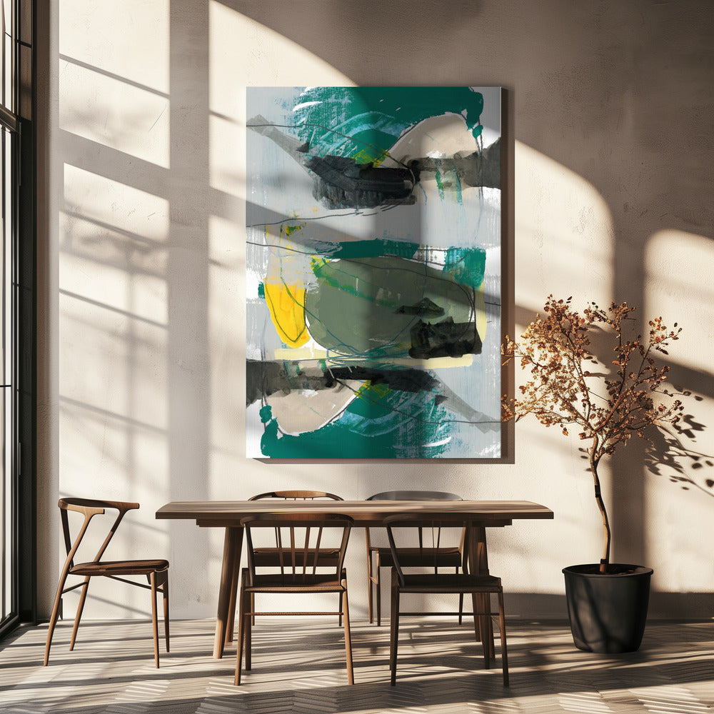 Hedendaags Groen No1 | Canvas