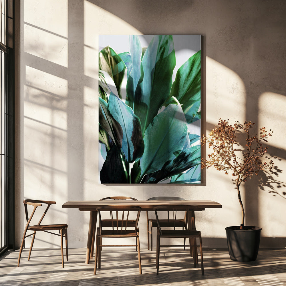 Groene bladeren I | Canvas