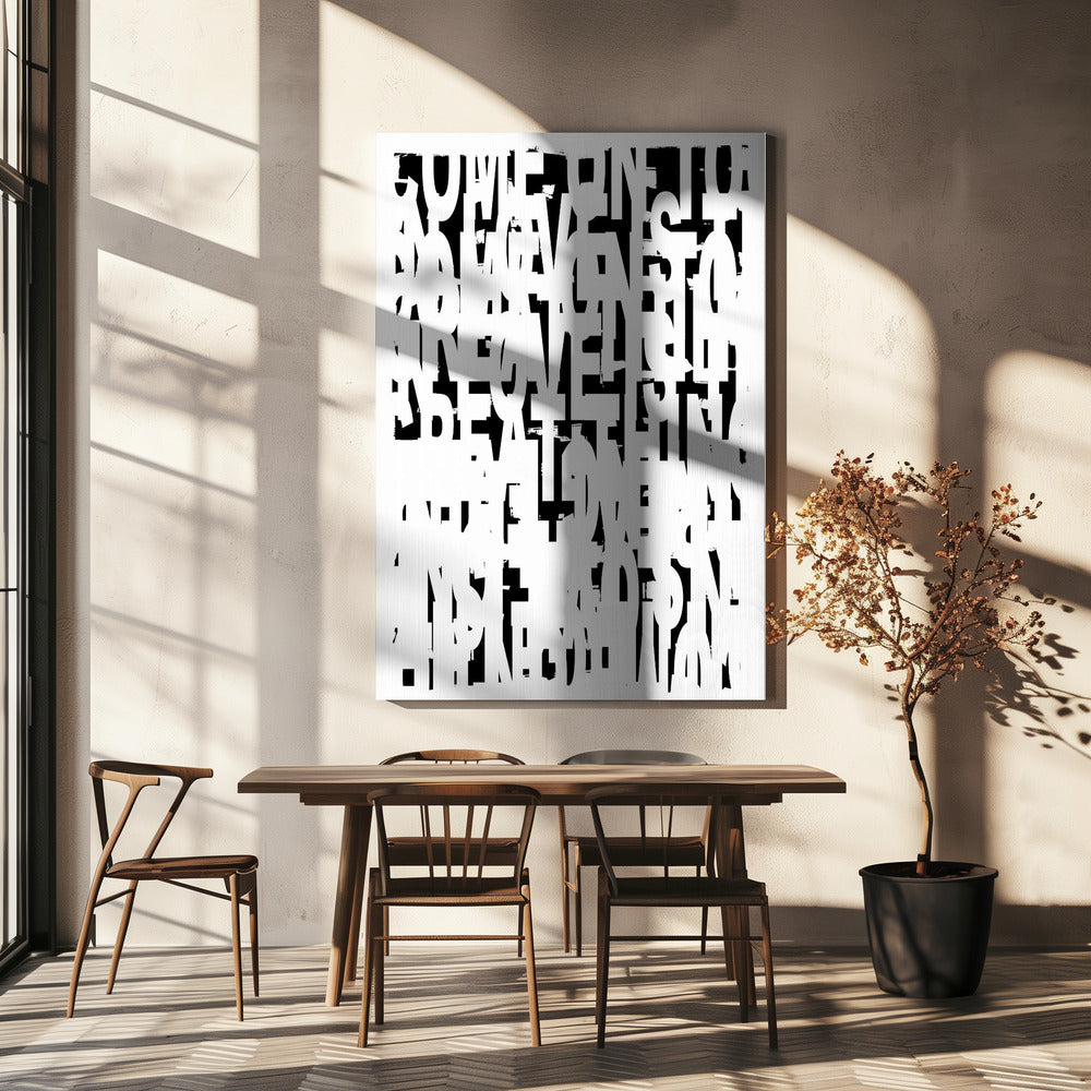 Typografie nr. 1 | Canvas