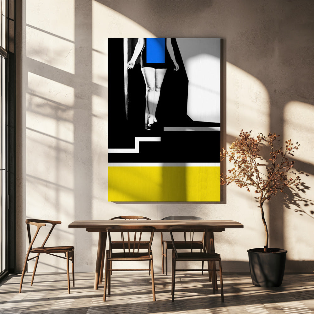 Fotocollage Dame No1 | Canvas