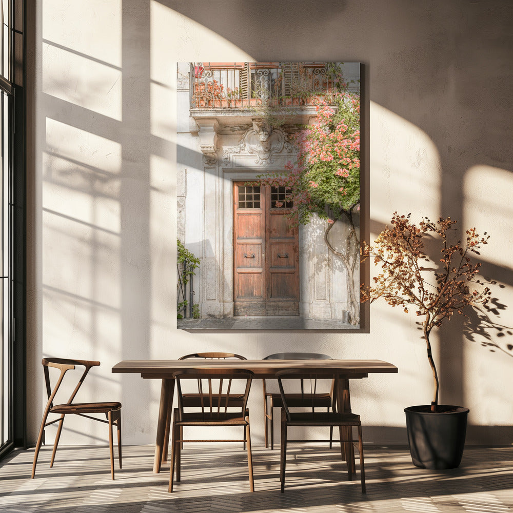 Bloemen entree | Canvas