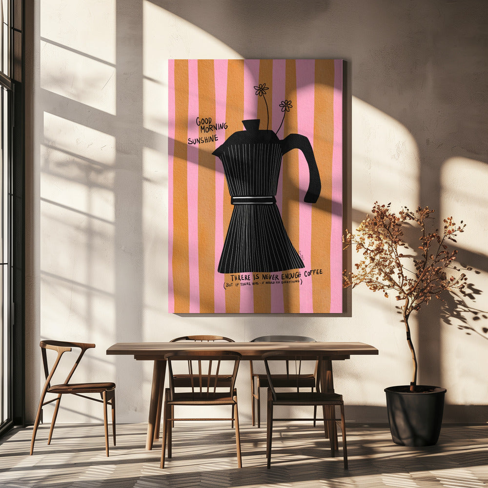 Mocca Koffie Zonneschijn | Canvas