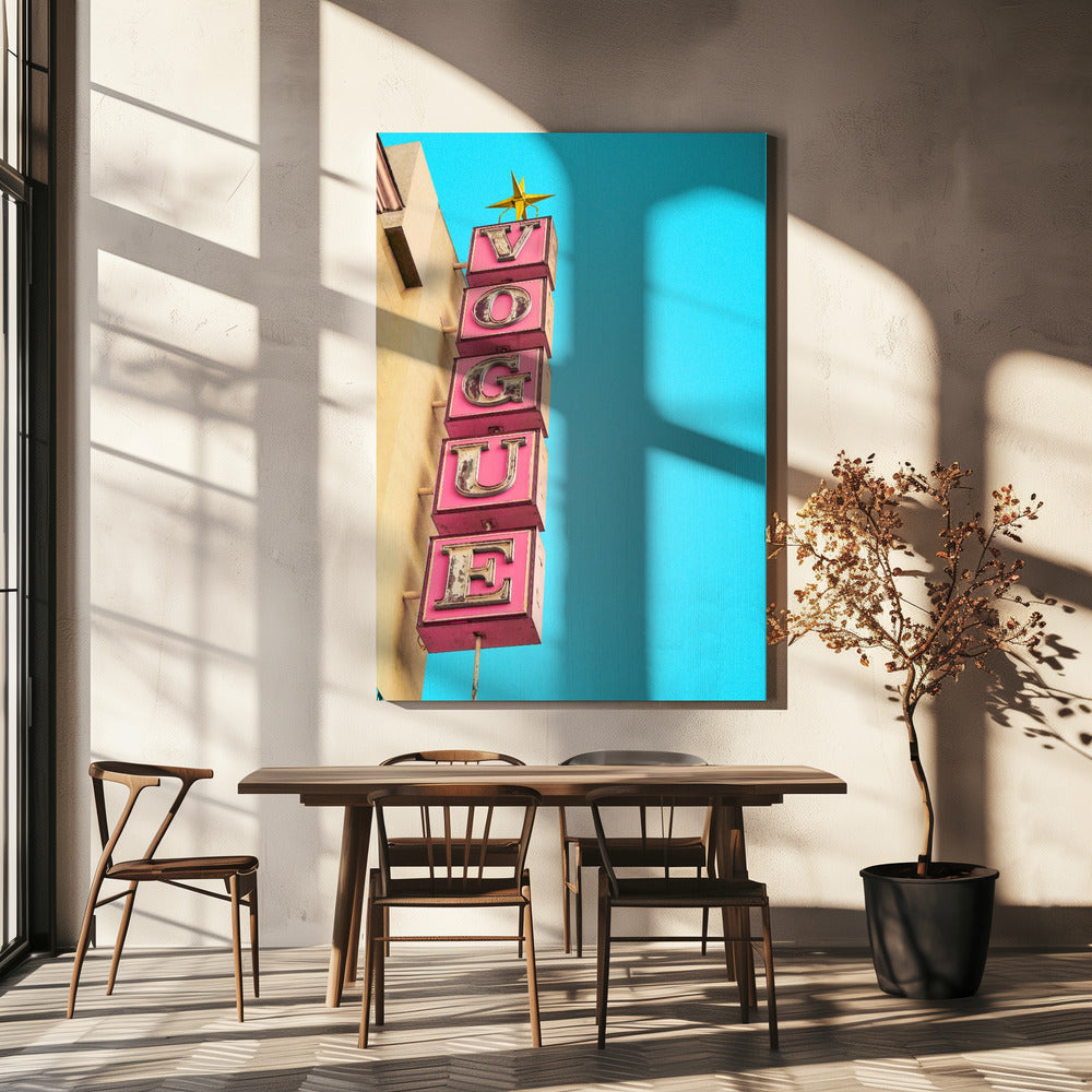 Vogue Theaterbord in Hollywood | Canvas