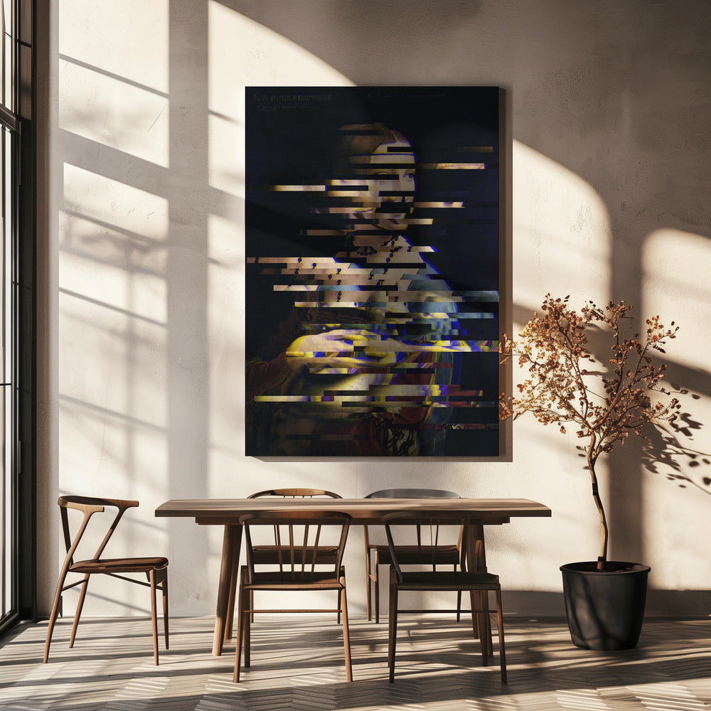 Verknoeide Leonardo da Vinci's De dame met de hermelijn | Canvas