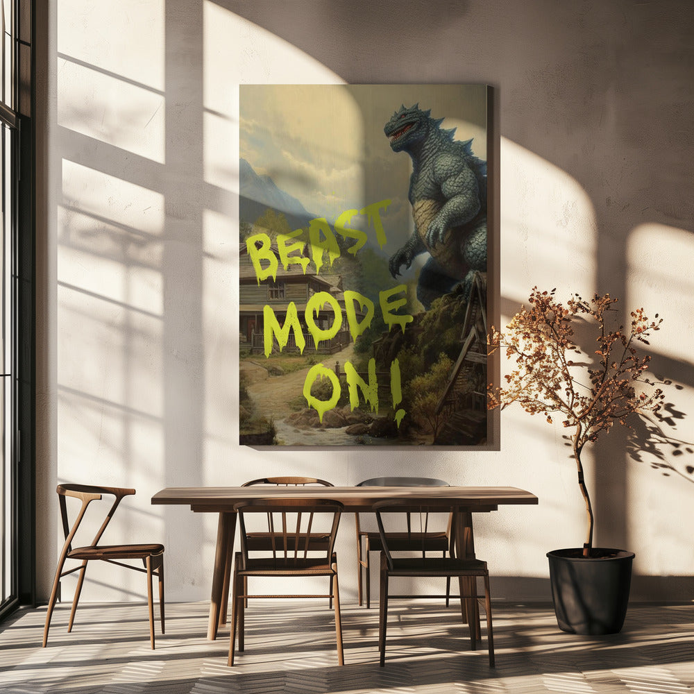Beestmodus aan | Canvas