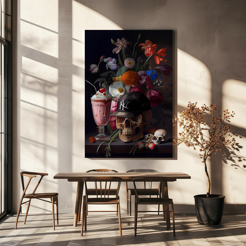 Schedelstilleven | Canvas