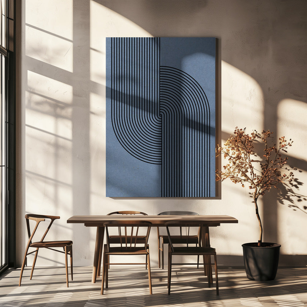 Curved Symmetry | Canvas