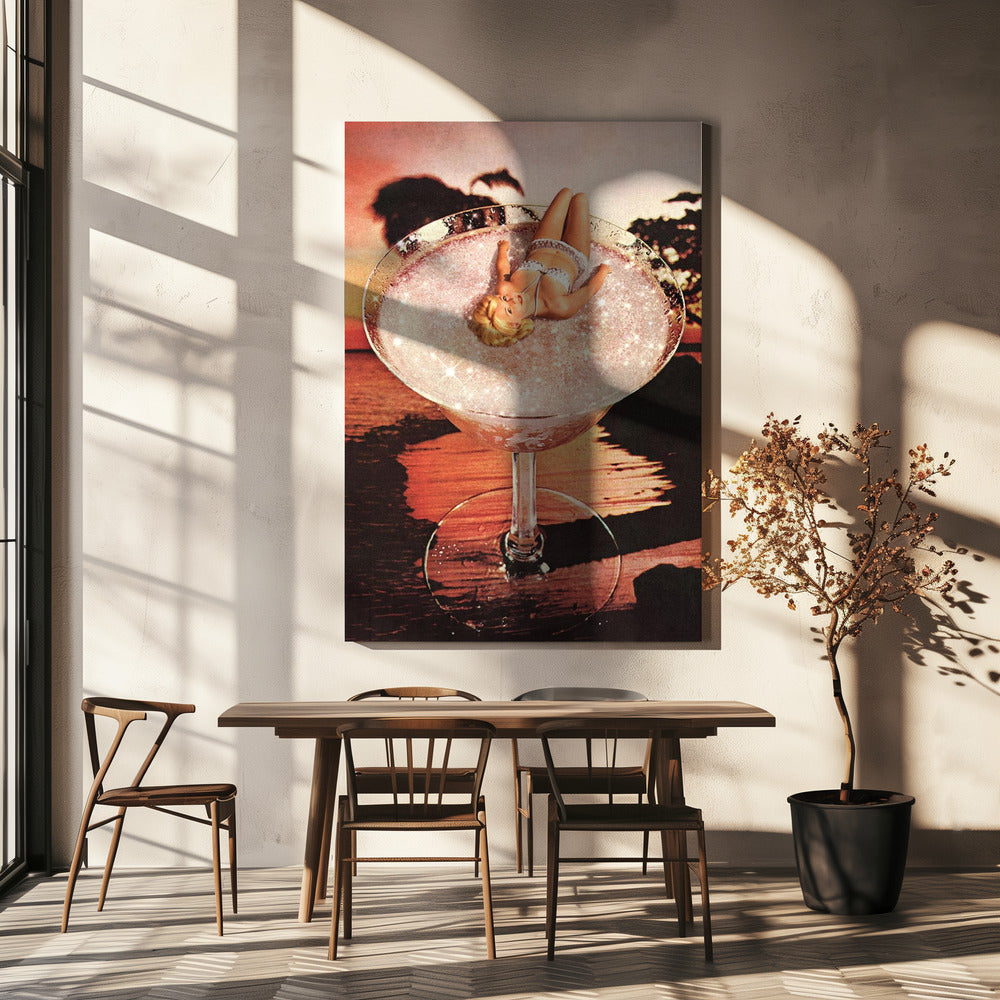 Glitterroze Margarita | Canvas