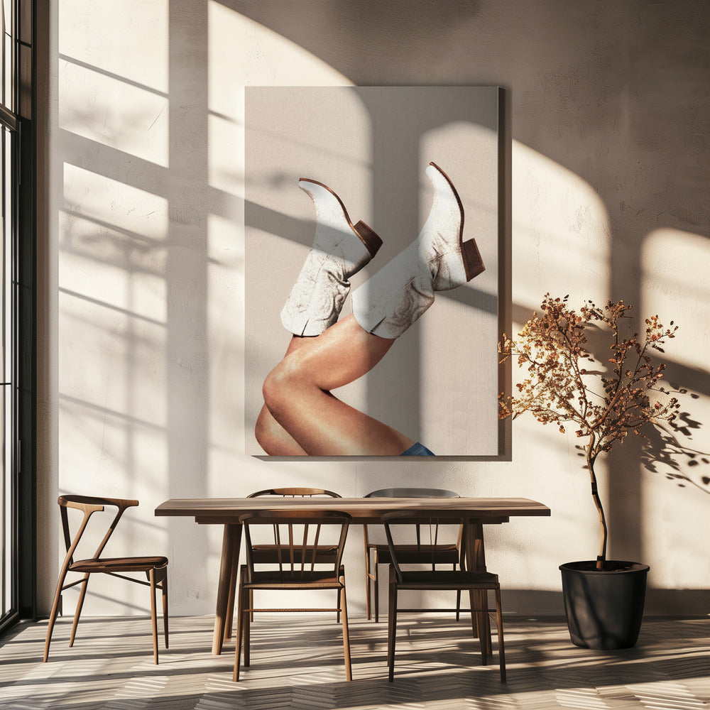 Deze laarzen - Neutraal / Beige | Canvas