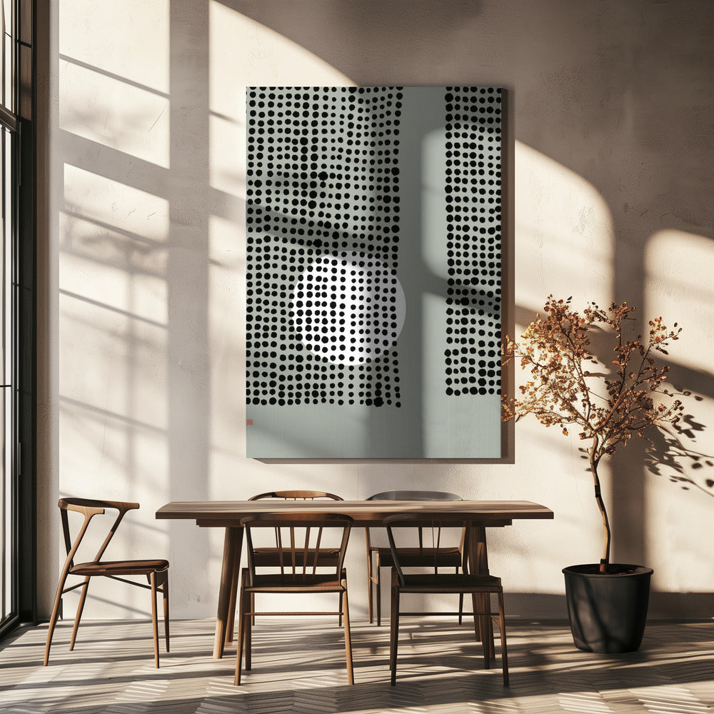 Hidden Moon N°4 | Behind the Curtains | Canvas
