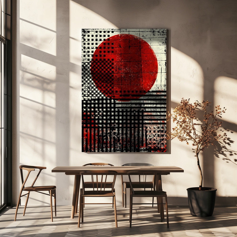 Zwart-witte geometrische patronen | Canvas