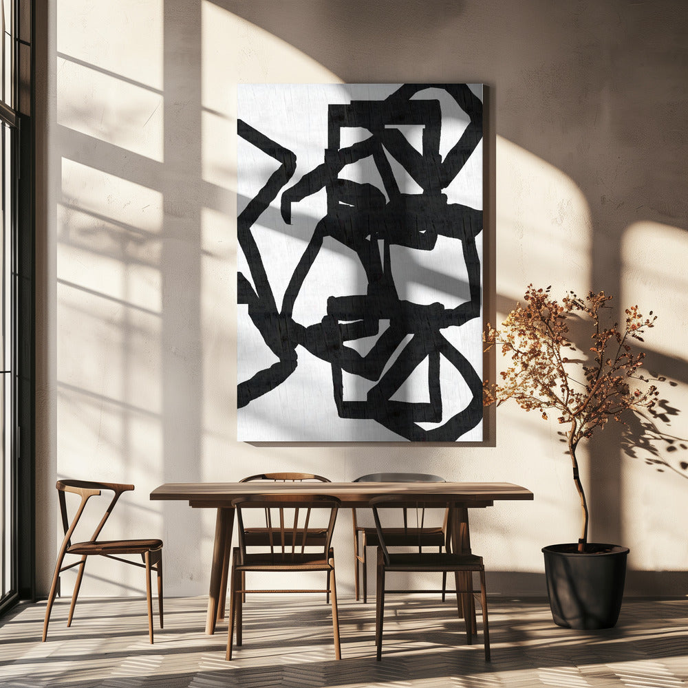 Noir en Inky 3 | Canvas