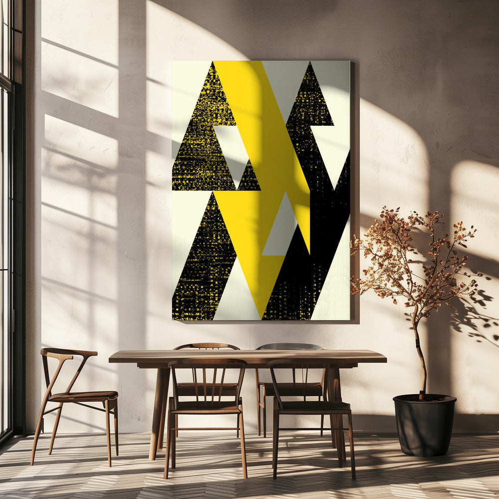 Abstracte geometrische vormen | Canvas