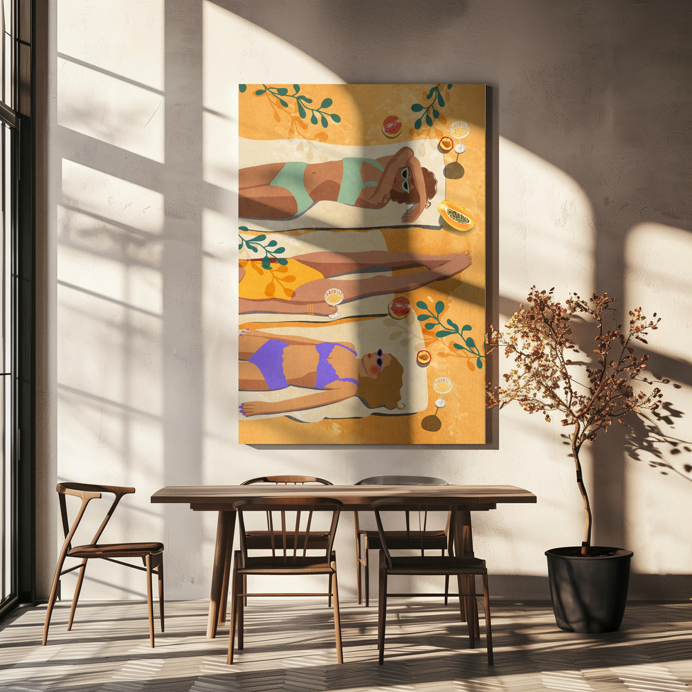Zomermeisjes | Canvas