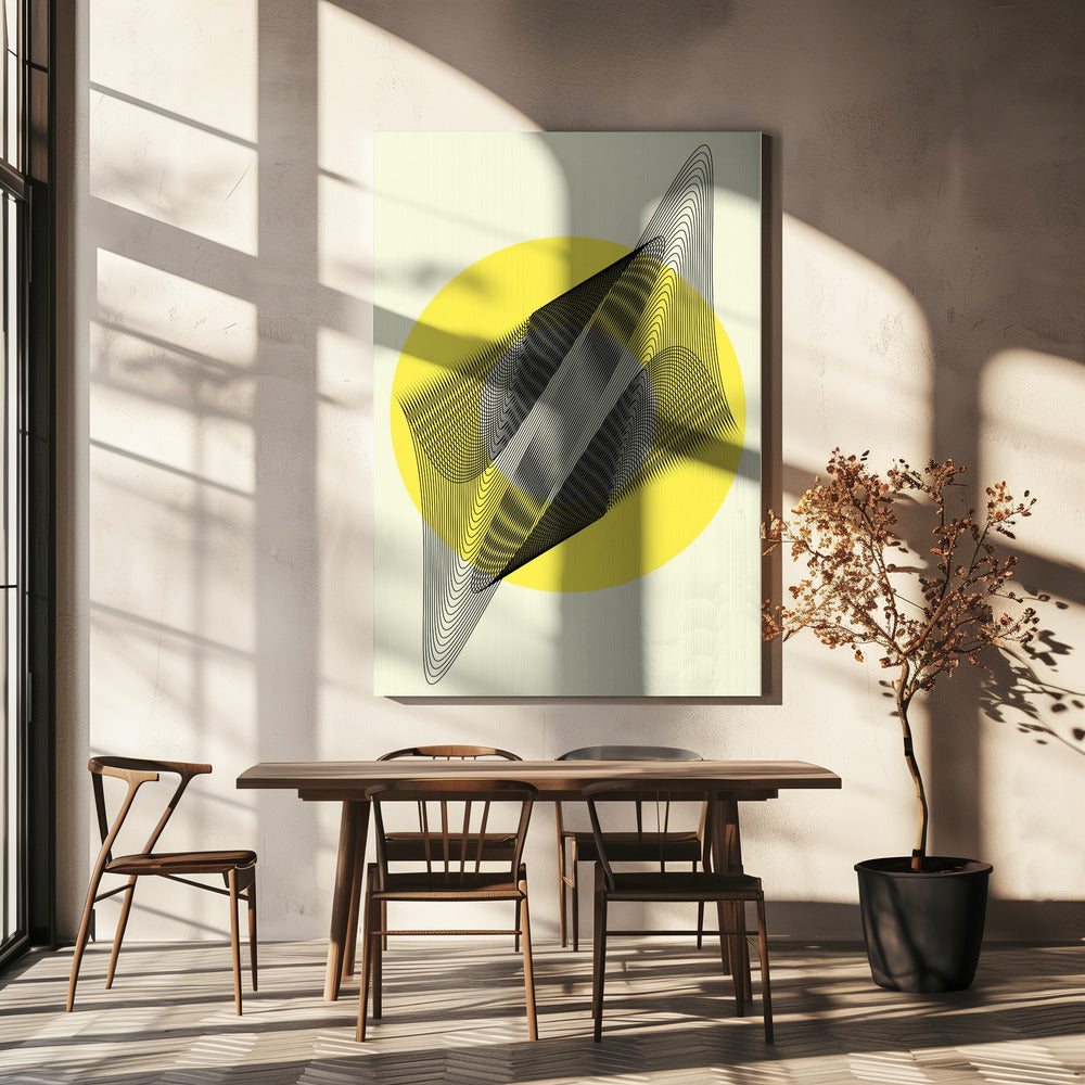 Abstract golvenlandschap | Canvas