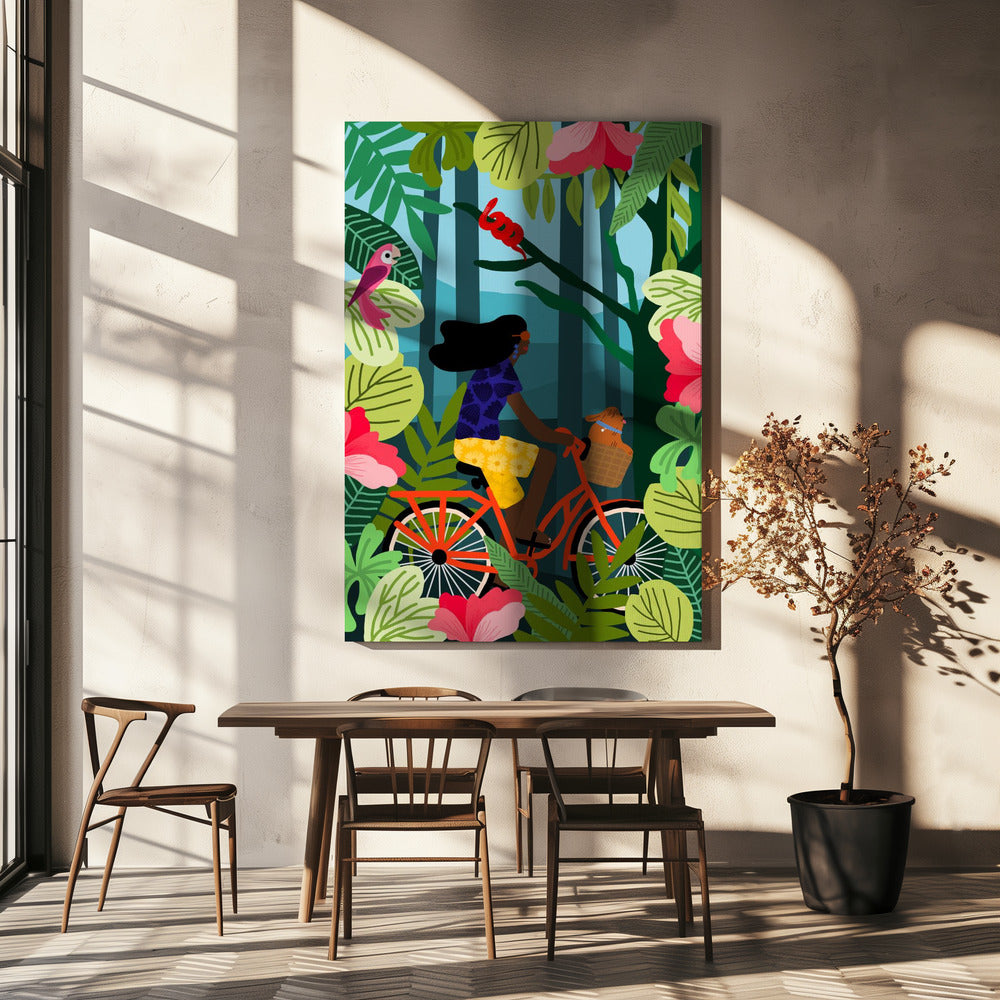Junglefietsen | Canvas