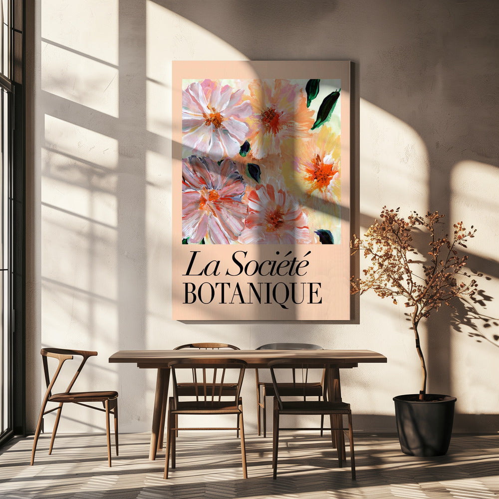 La Société Botanique Perzikbloemen | Canvas