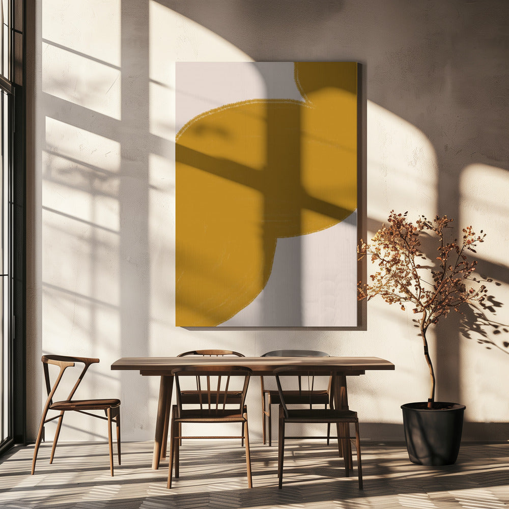 Gouden Wervelpad | Canvas