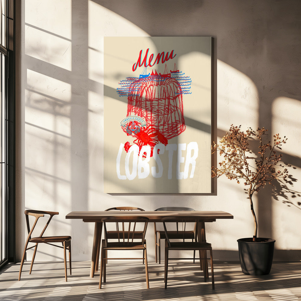 Kreeftenmenu Poster | Canvas