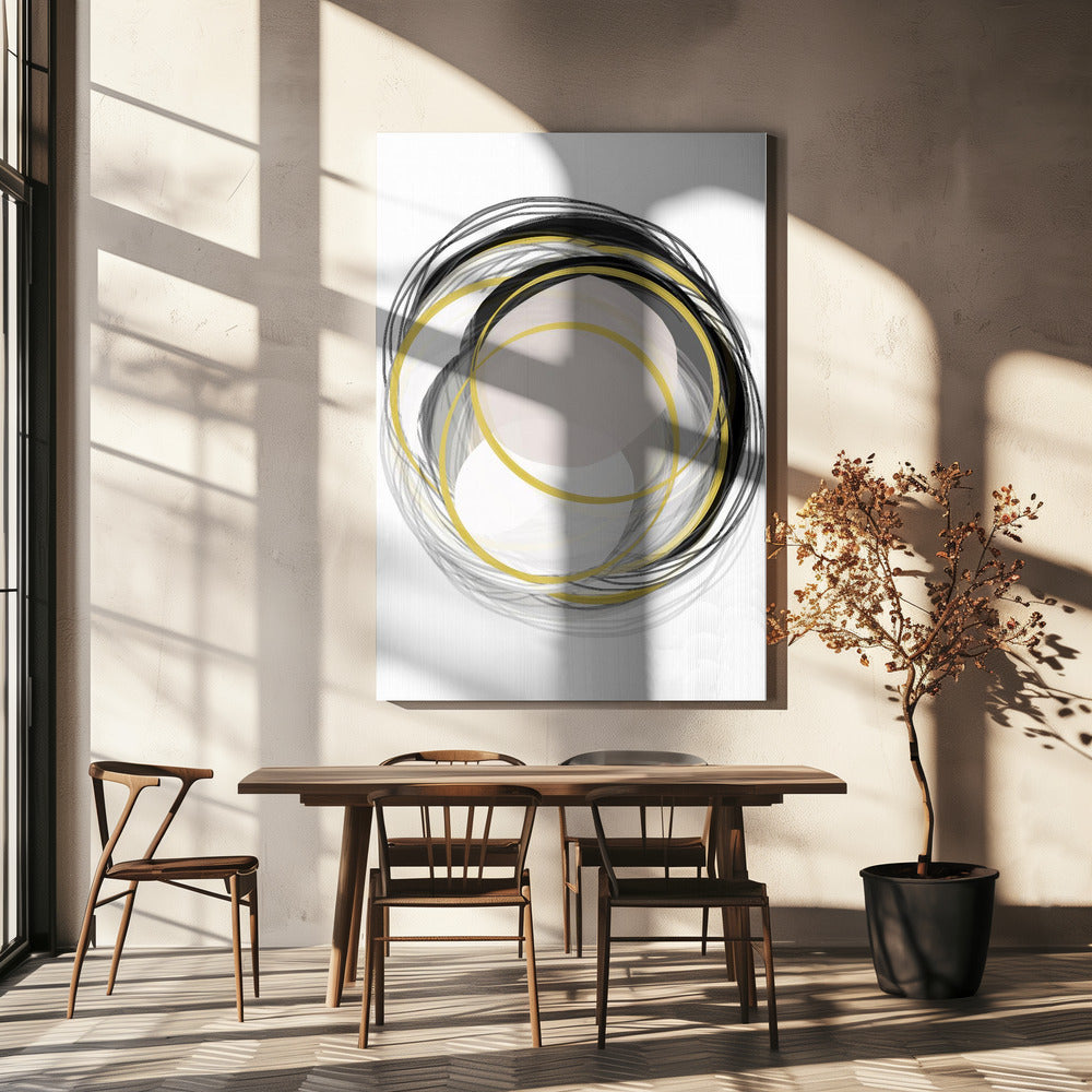Roze Maan 1 | Canvas