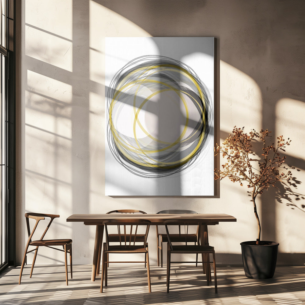 Roze Maan 2 | Canvas