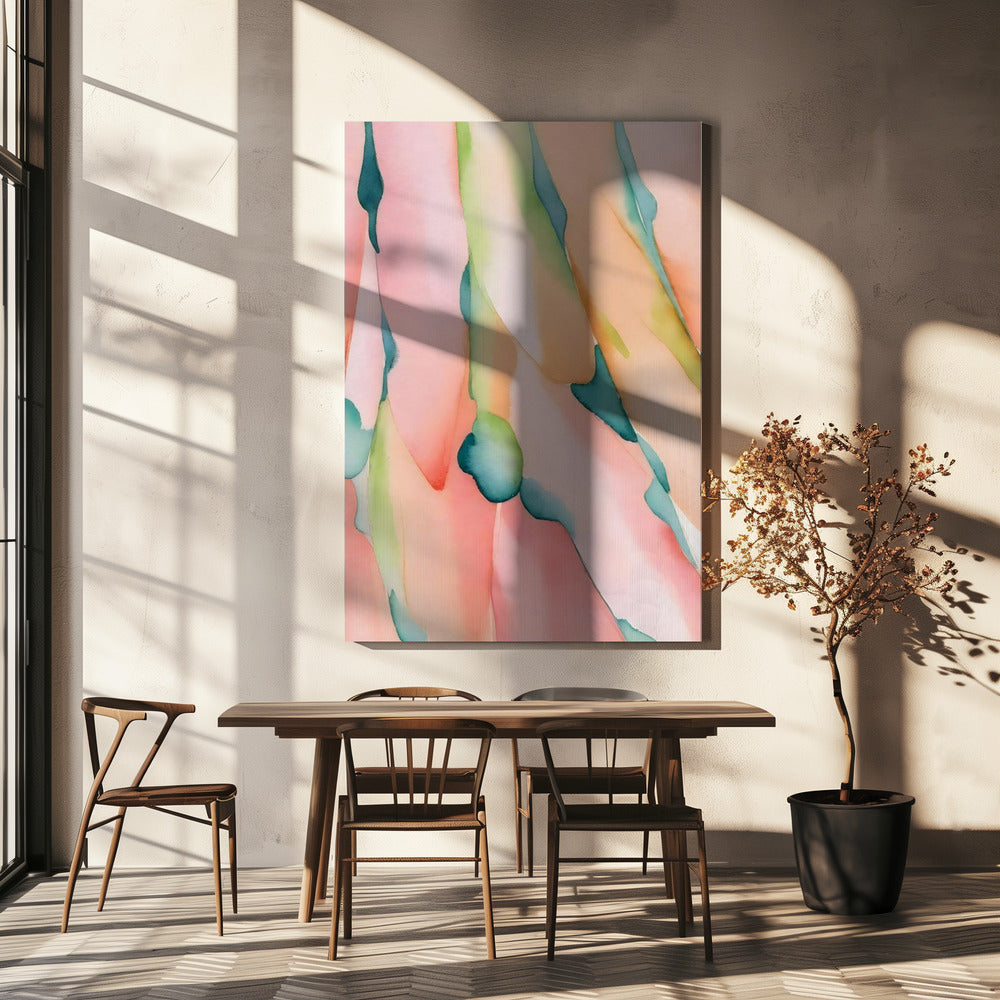 Blush Feathers | Canvas