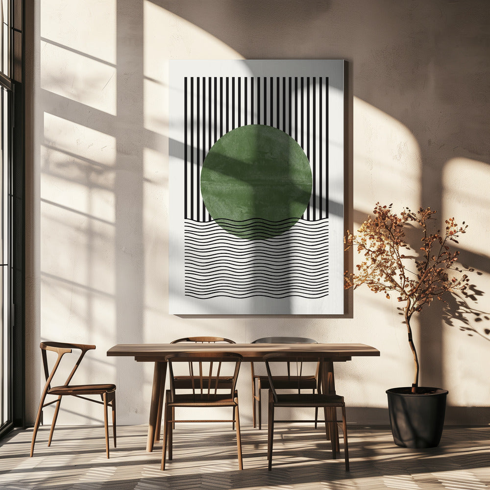 Strepen en golven | Canvas