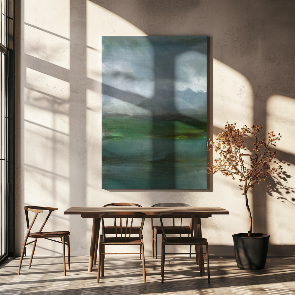 Ruwe zee olie paneel 2 | Canvas