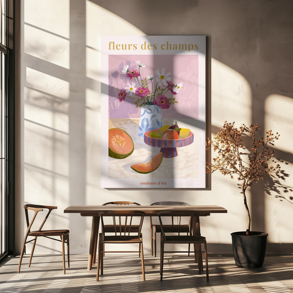 Fleur Des Champs-Roze | Canvas