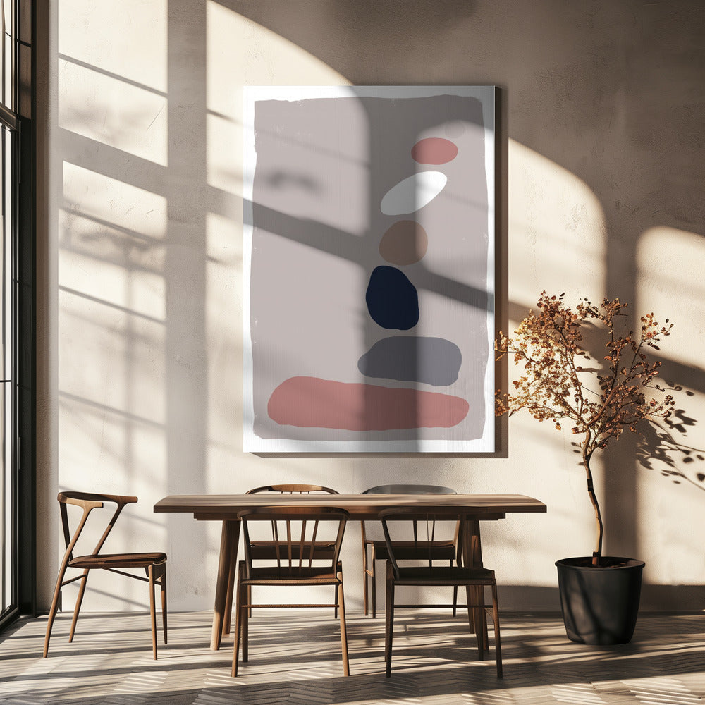 Abstracte kiezels | Canvas