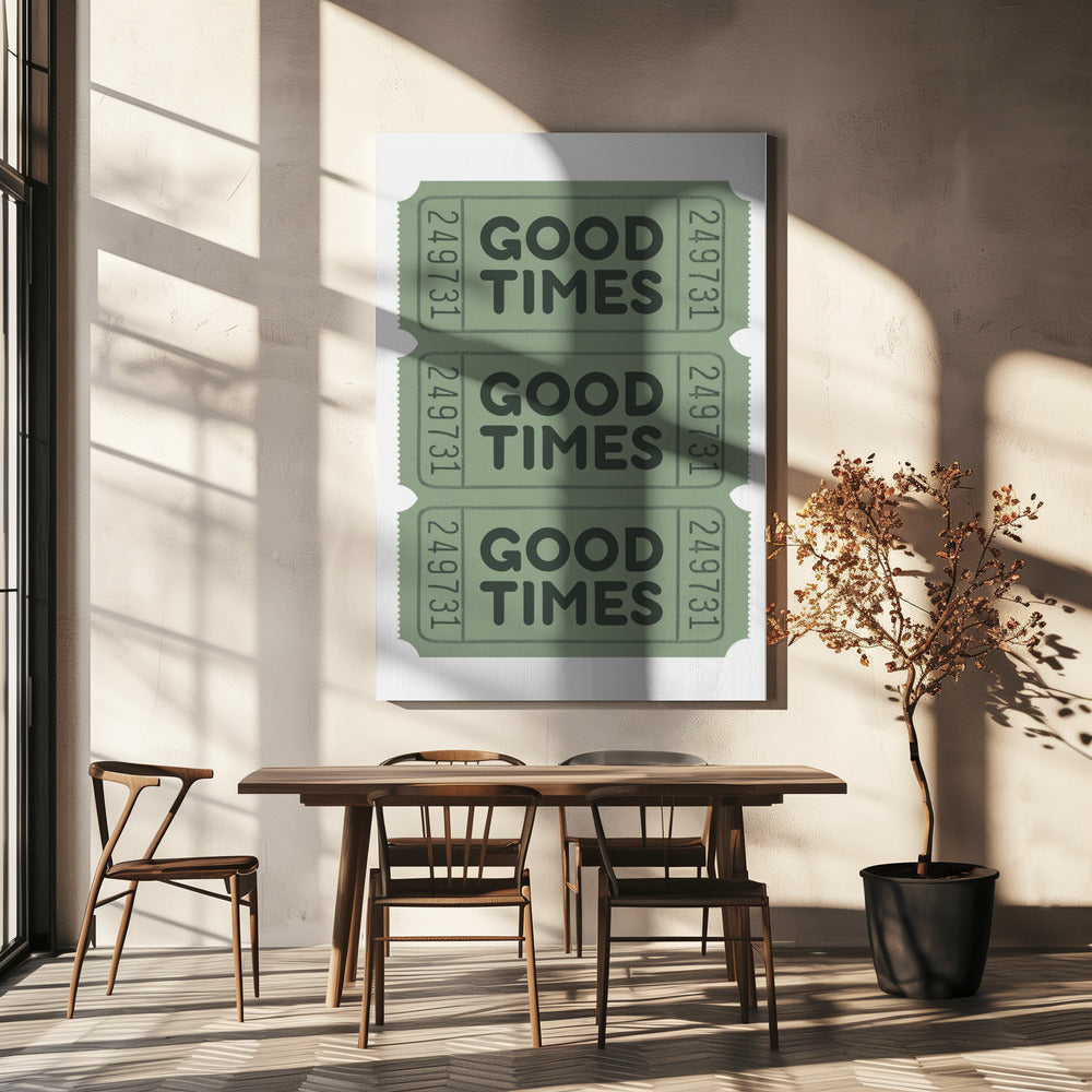 Sage Green Good Times-tickets | Canvas