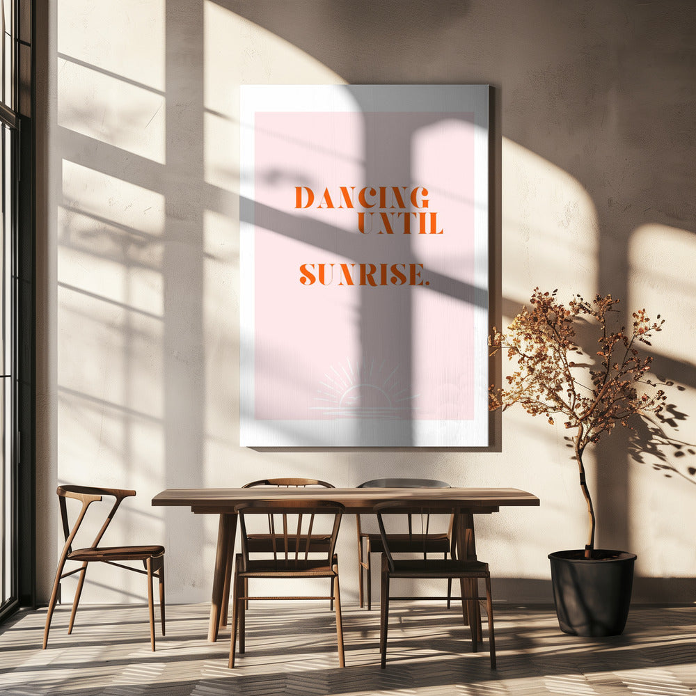 Dansen tot zonsopgang | Canvas