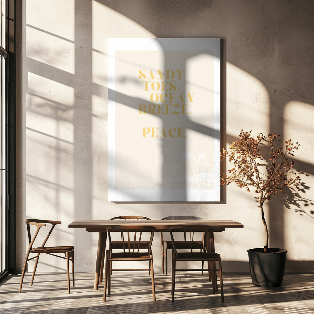 Oceaanbries, vrede | Canvas