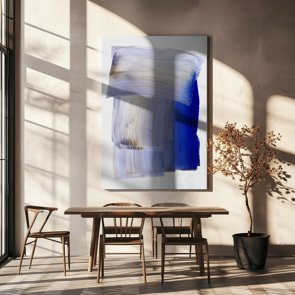 Abstracte penseelstreken 100 | Canvas