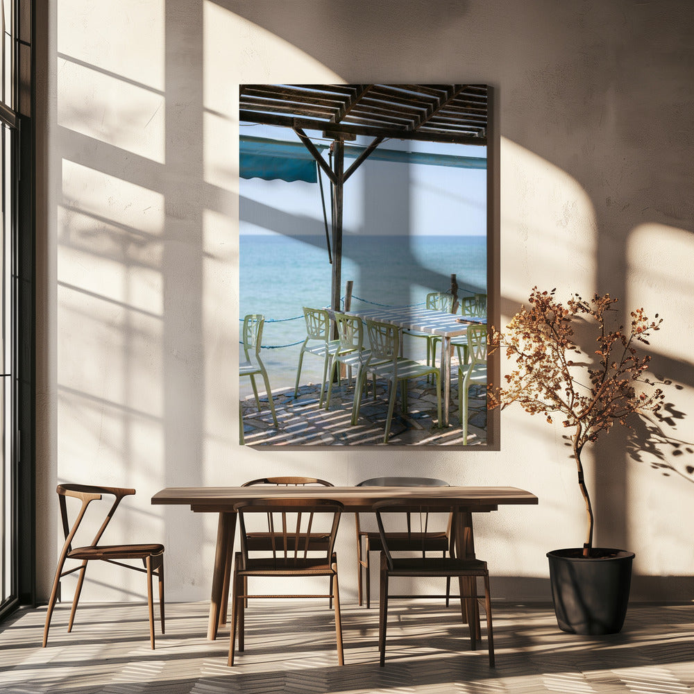 Uitzicht op de oceaan in Marokko | Canvas
