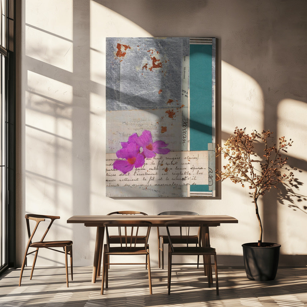 Pink Flowers II | Canvas