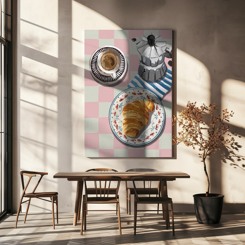 Frans ontbijt Ratio 2x3 | Canvas