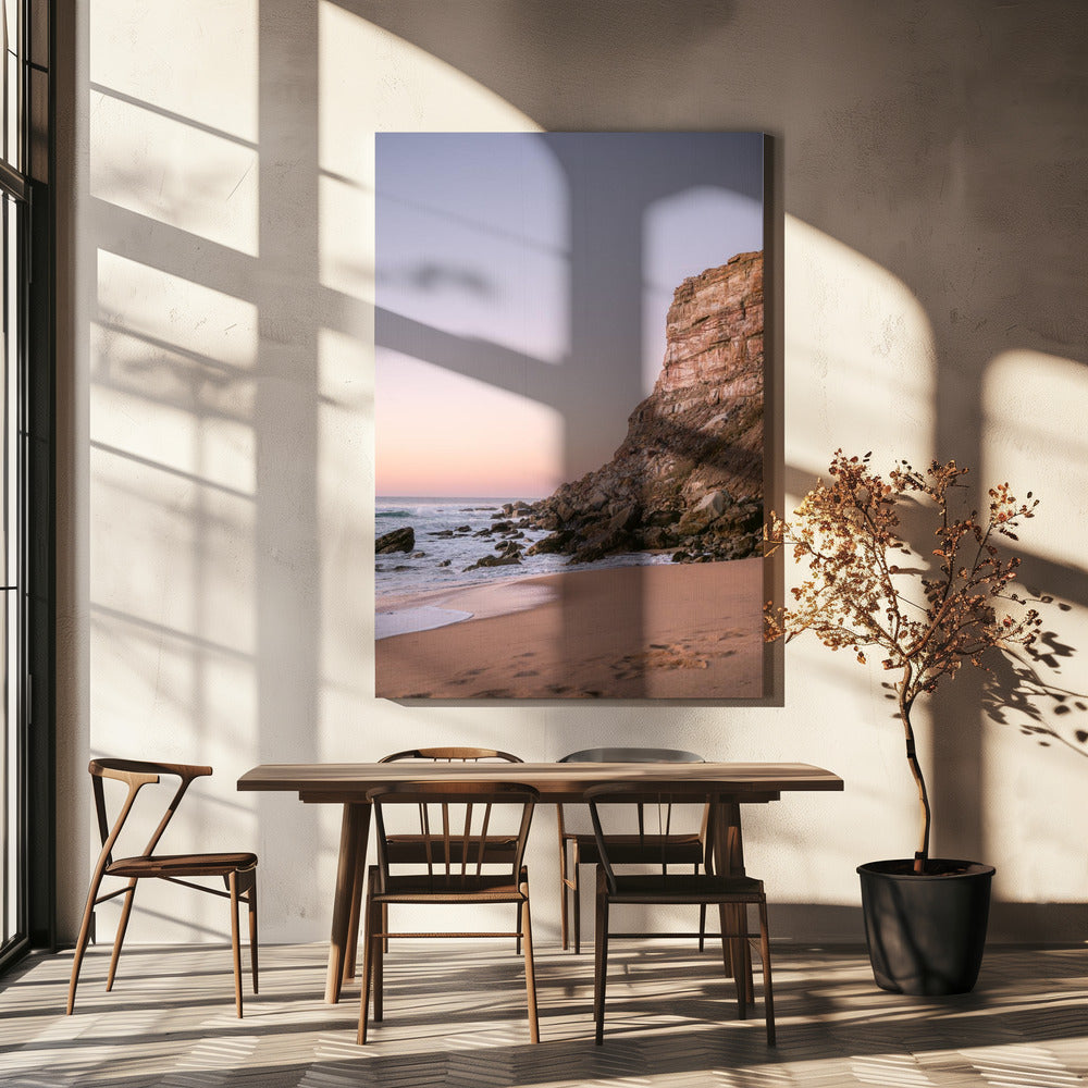 Pastel Portugese kust | Canvas